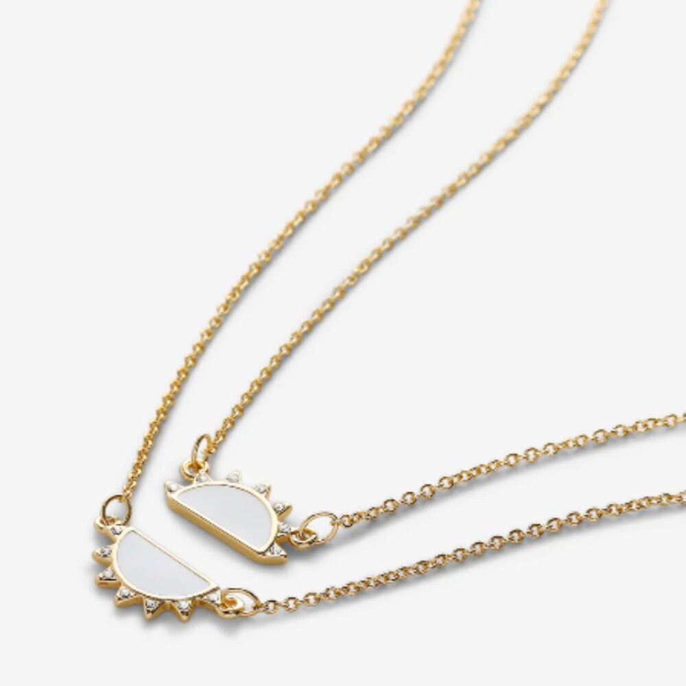 Bryan Anthonys You Are My Sunshine Necklace Set of 2 BNIB Mother Daughter 14K